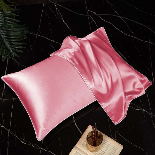 Pack Of 2 Pure Silk Pillow Covers - Pink