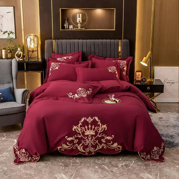 Embroidered Duvet Set | Egyptian cotton Duvet Set | Duvet Set | Cotton Duvet Set | Luxury Duvet Set | Duvet Collection | Bedsheet Set | Bridal Bedsheet Set | Bedding Set