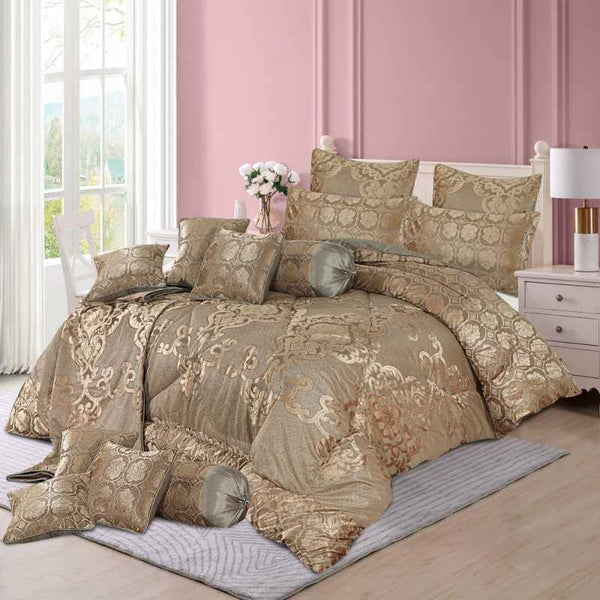 Fancy Comforter Set 14 Pieces - L005