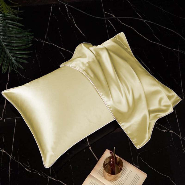 Pack Of 2 Pure Silk Pillow Covers - Cream