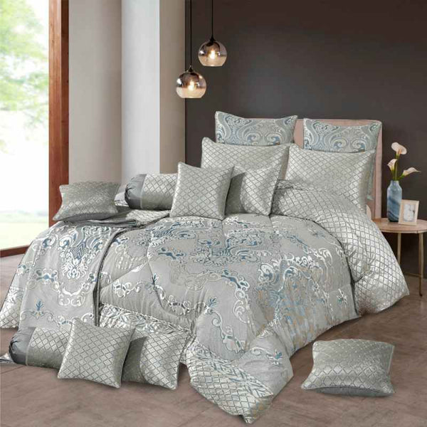 Fancy Comforter Set 14 Pieces - L006