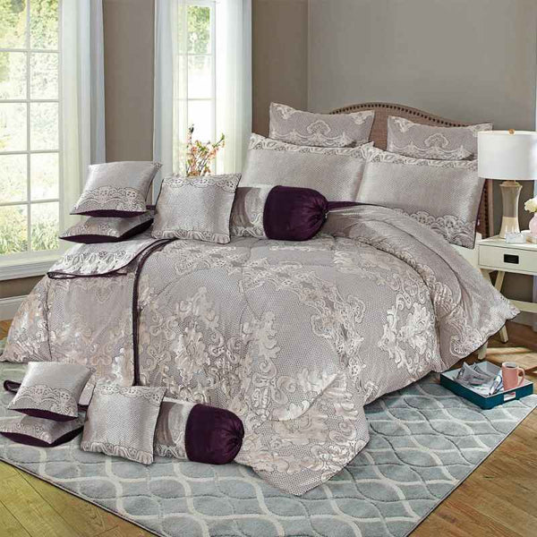Fancy Comforter Set 14 Pieces - L008