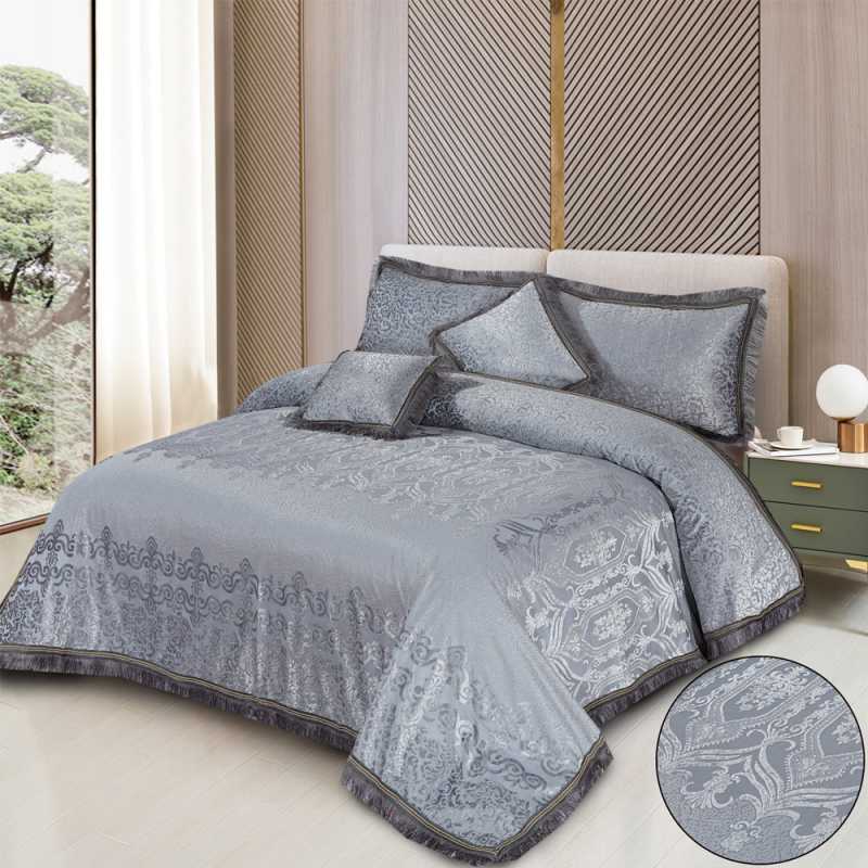 Fancy Bridal Palachi Bed Sheet Set 5 Pcs - L110