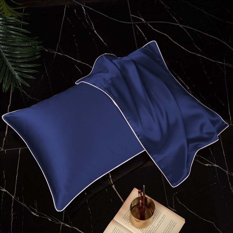 Pack Of 2 Pure Silk Pillow Covers - Royal Blue