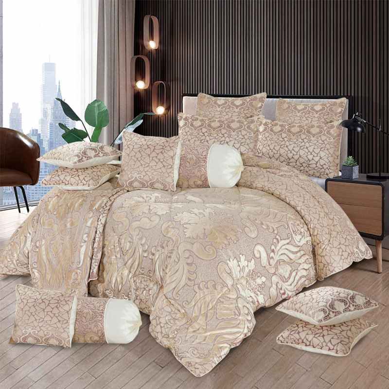 Fancy Comforter Set 14 Pieces - L007